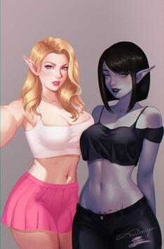Pinup elves Alt